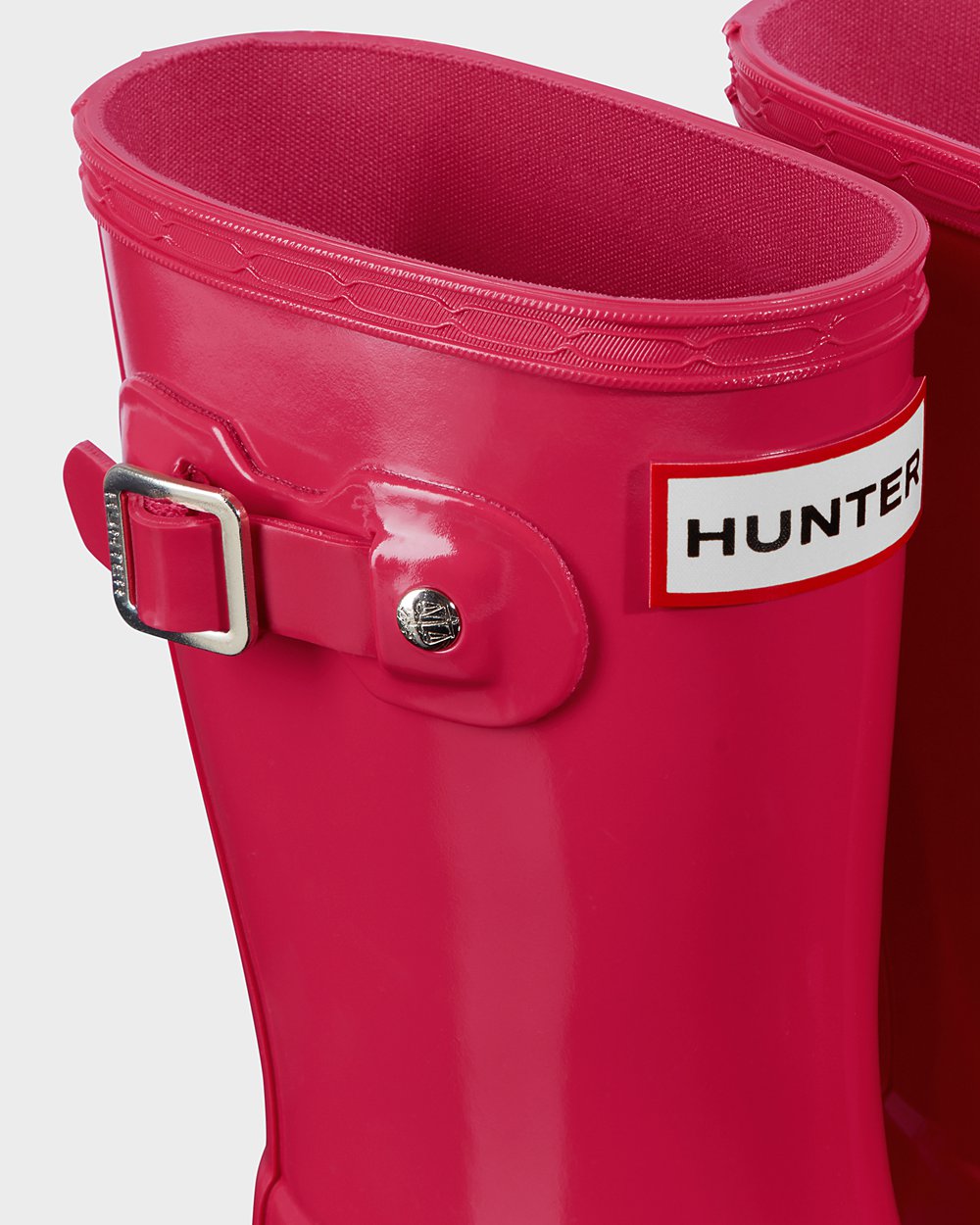 Hunter Original Little Gloss Rain Boots - Shop Online Kids Pink - PFCZLM596